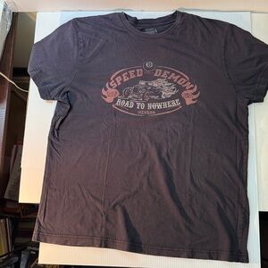Old Navy Black Graphic Tee, Speed Demon, vintage